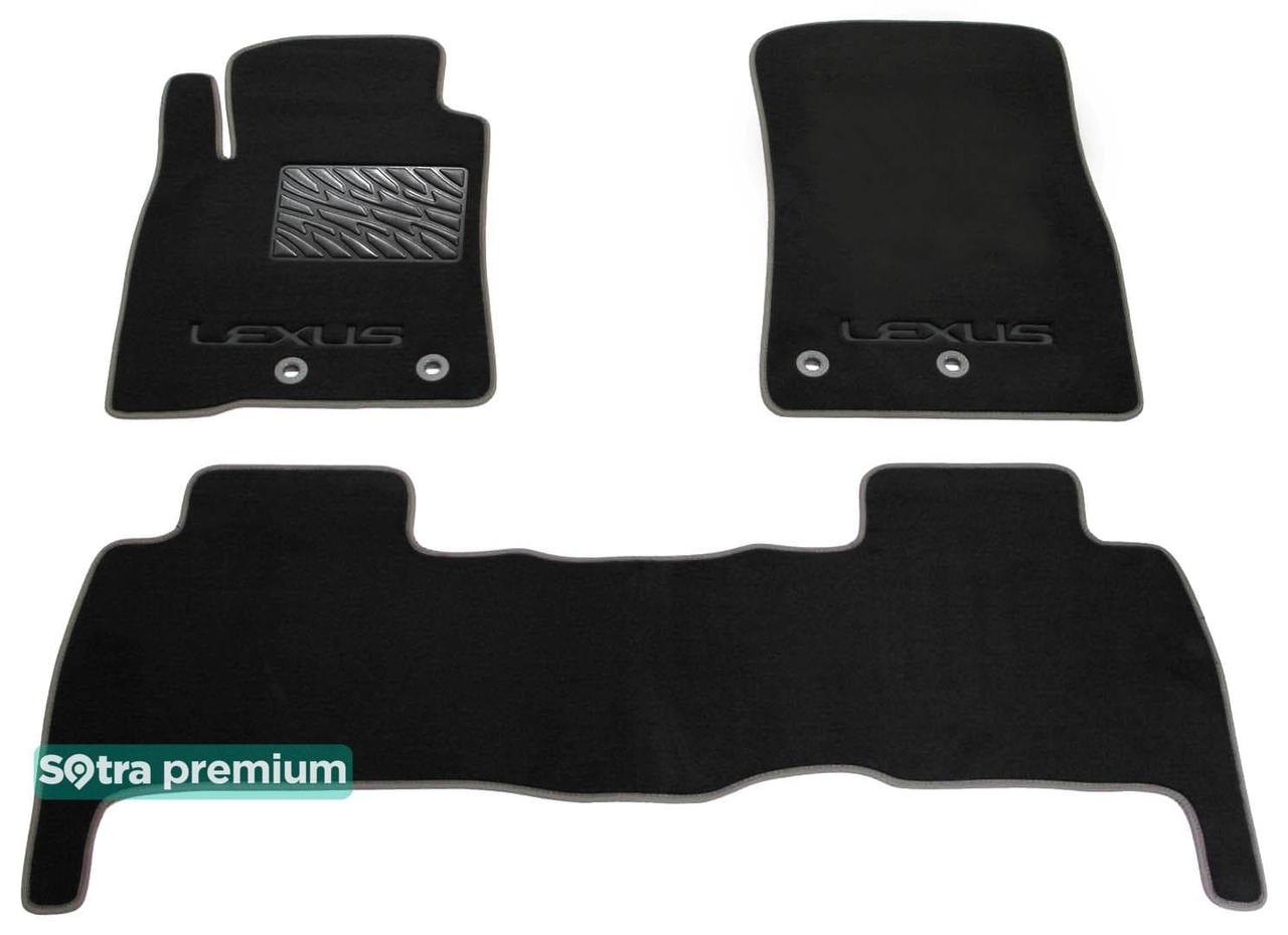 Двухслойные коврики Sotra Premium 10mm Black для Lexus LX570 (mkIII) 2012-2016 (ST 07578-CH-Black)