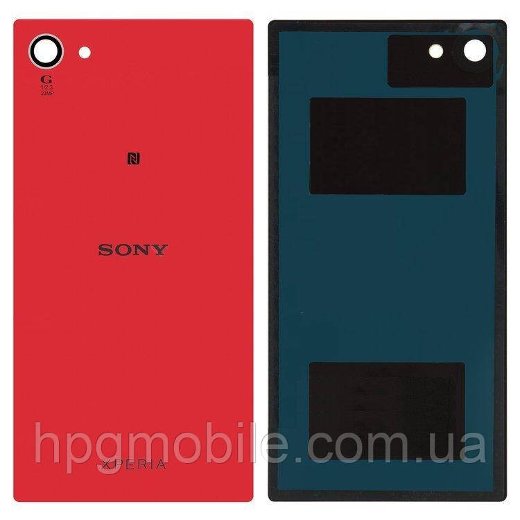 

Задняя панель корпуса (крышка аккумулятора) для Sony Xperia Z5 Compact Mini E5803, E5823 Красный - Coral