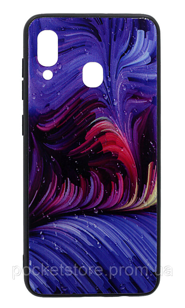 

Чохол-накладка Glass Print + Border Silicon для Samsung Galaxy A20 SM-A205F / A30 SM-A305F Color 15