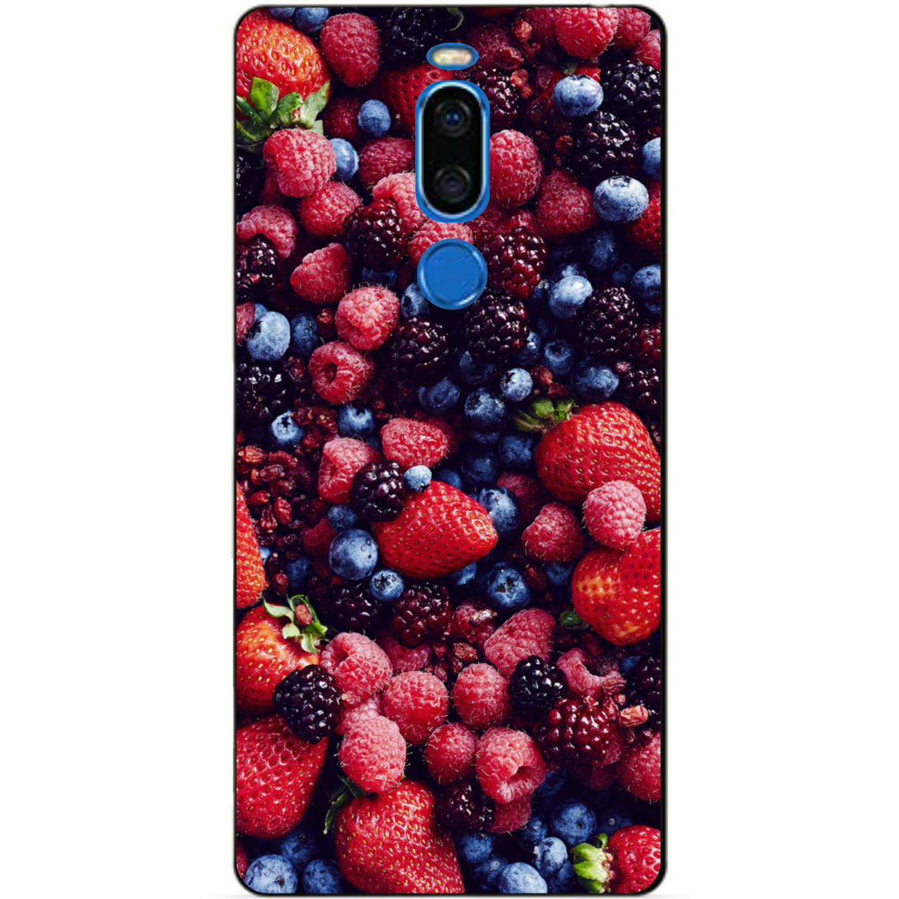 

Силиконовый чехол для Meizu X8 с рисунком Ягоды, Разные цвета