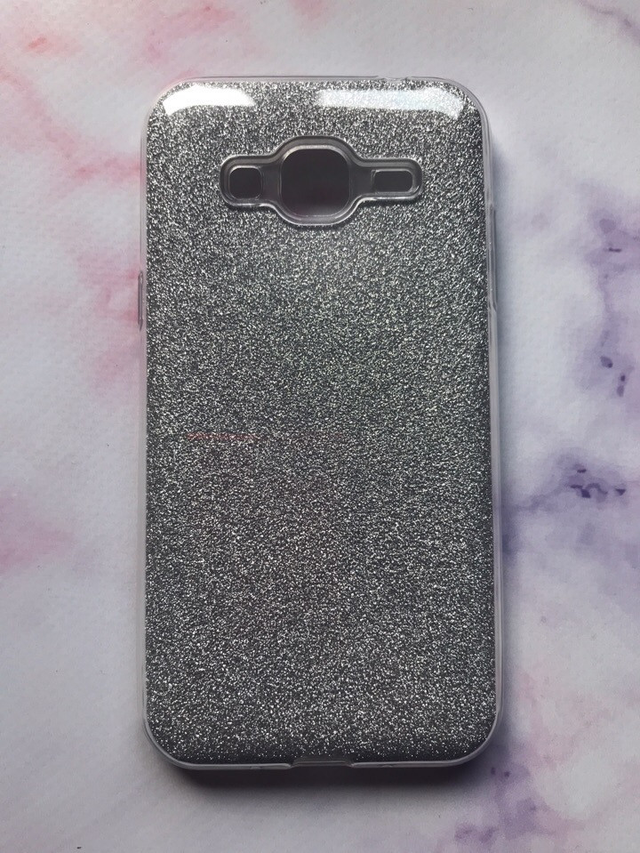 

Силиконовый чехол Shine Silicone Case для Samsung Galaxy J3 2016 SM-J320H Silver, Серебряный