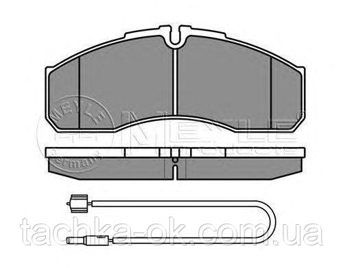 

MEYLE Колодки тормозные (передние) MB Sprinter 616CDI/Renault Mascott