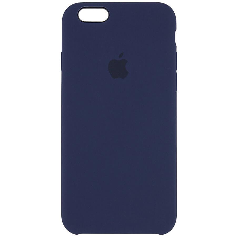 

Чехол Silicone case (AAA) для Apple iPhone 6/6s (4.7") Синий / Midnight Blue