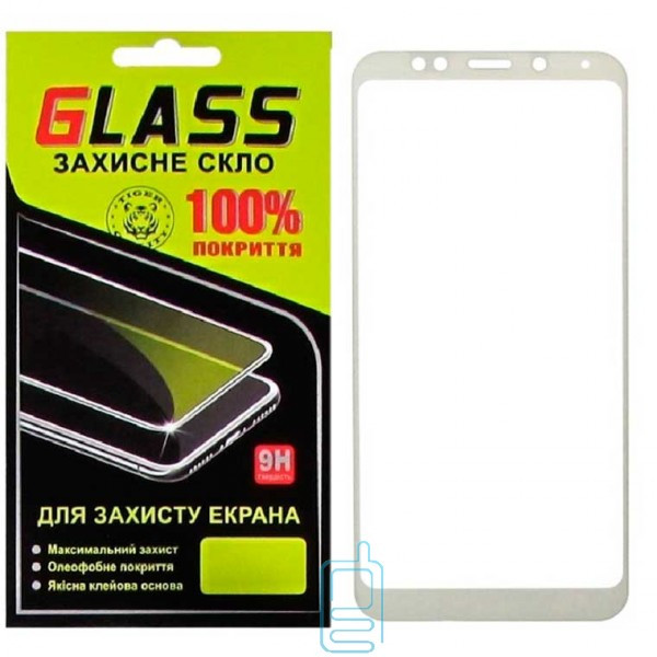 

Защитное стекло Full Glue Xiaomi Redmi 5 Plus white Glass, Белый