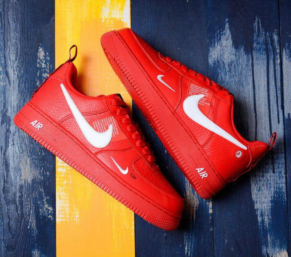 air force 1 utility lv8 red