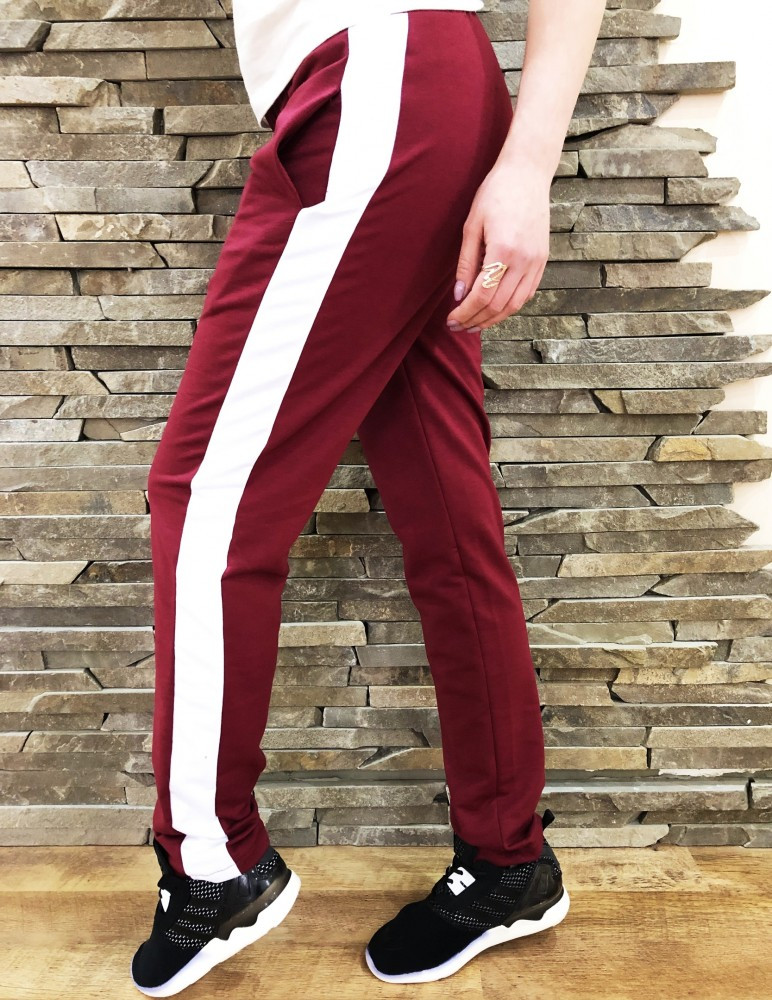 

Женские штаны Slim Fit burgundy