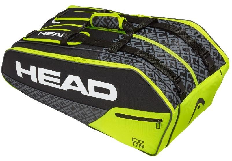 

Чехол для теннисной ракетки HEAD 19 Core 9R Supercombi 726424791170 желтый