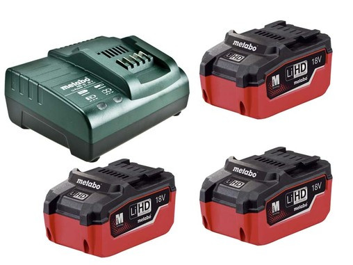 

Набор аккумуляторов METABO 3 X LIHD 5,5 AH, (ASC 30-36 V)