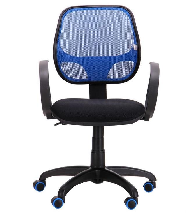 Кресло Бит Color/АМФ-8 сиденье Сетка черная/спинка Сетка синяя (фото 2)