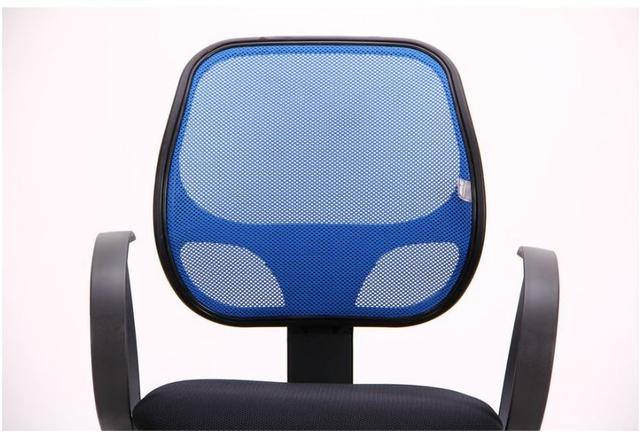 Кресло Бит Color/АМФ-8 сиденье Сетка черная/спинка Сетка синяя (фото 5)