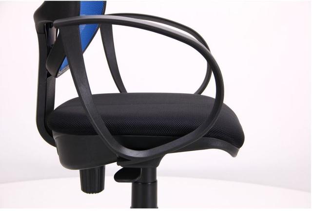 Кресло Бит Color/АМФ-8 сиденье Сетка черная/спинка Сетка синяя (фото 8)