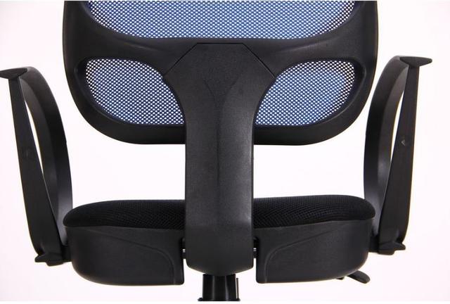 Кресло Бит Color/АМФ-8 сиденье Сетка черная/спинка Сетка синяя (фото 10)