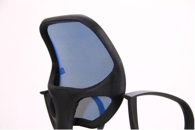 Кресло Бит Color/АМФ-8 сиденье Сетка черная/спинка Сетка синяя (фото 11)