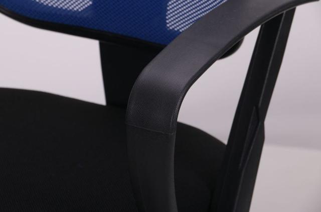 Кресло Бит/АМФ-7 сиденье А-1/спинка Сетка синяя (фото 10)