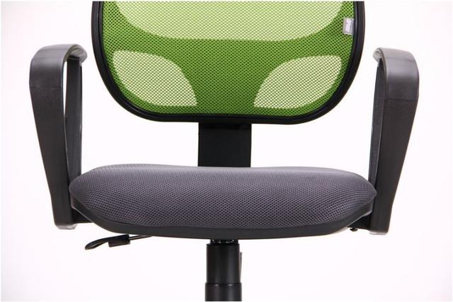 Кресло Бит Color/АМФ-7 сиденье Сетка серая/спинка Сетка салатовая (фото 6)