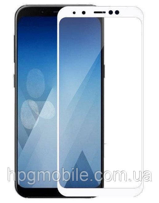 

Защитное стекло 5D Full Glue на весь экран для Samsung Galaxy A8 Plus (2018) A730 Белый