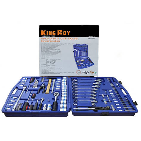 Набор инструментов KING ROY 118MDA (118 предметов) здесь дешевле.