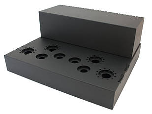Корпус для лампового підсилювача звуку, MB-6p3c(S) (Ш400 Г344 В176(66)) чорний, RAL9005(Black textured)