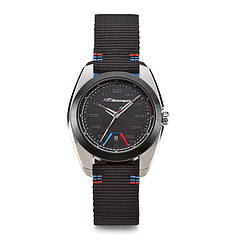 Оригінальні чоловічі наручні годинники BMW M Motorsport Watch, Men, Black/Silver (80262463266)