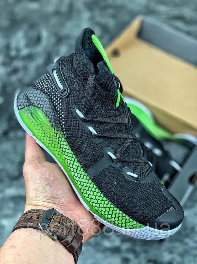 curry 6 black green