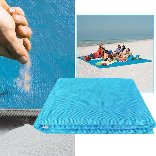 

Пляжная подстилка анти-песок Sand Leakage Beach Mat | пляжный коврик | коврик для пикника | коврик для моря