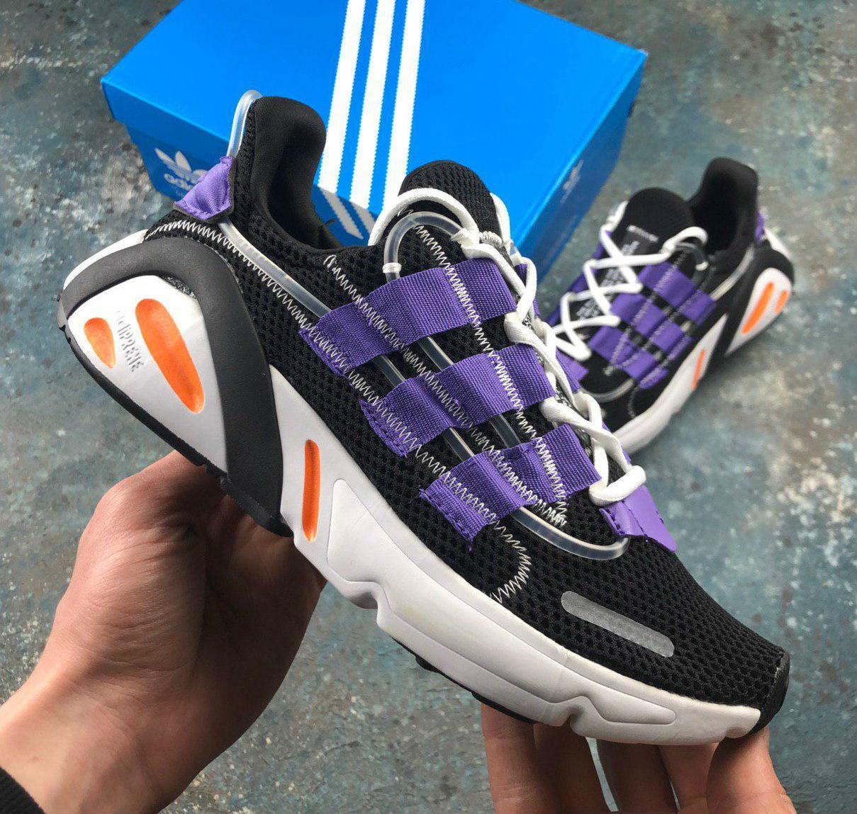 

Adidas Lexicon Black Purple | кроссовки мужские; летние; черно-фиолетовые 9.5us - 43eur - 27.5cm, Фиолетовый