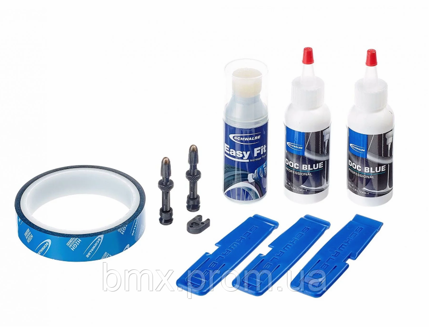 

Набір Schwalbe TUBELESS EASY KIT 25, для встановлення безкамерних шин