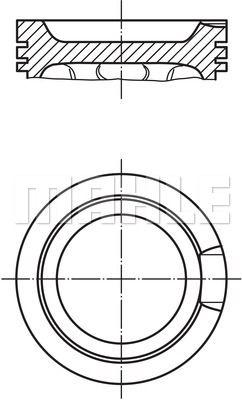 

Поршень AUDI A4, AUDI TT, SKODA OCTAVIA I, VW BORA 0331601 MAHLE