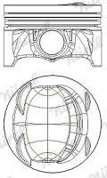 

Поршень AUDI A3, SKODA OCTAVIA II, SKODA SUPERB II, VW PASSAT 87-429900-00 NURAL