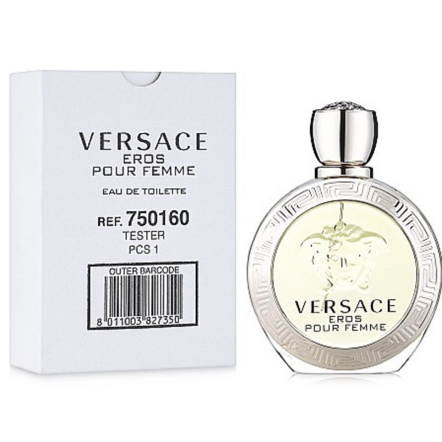 

Оригинальные женские духи VERSACE Eros Pour Femme 100ml туалетная вода ТЕСТЕР, цитрусовый белоцветочный аромат