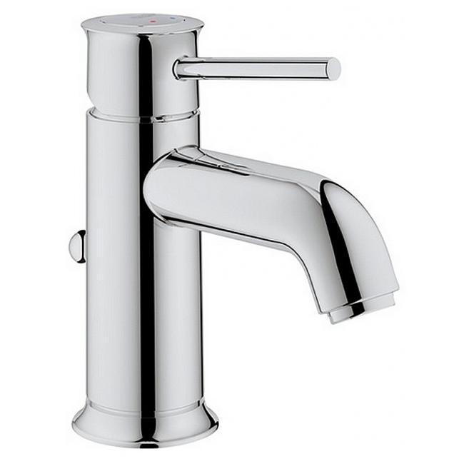 

Смеситель для раковины GROHE BAU CLASSIC 23161000 с донным клапаном, Хром