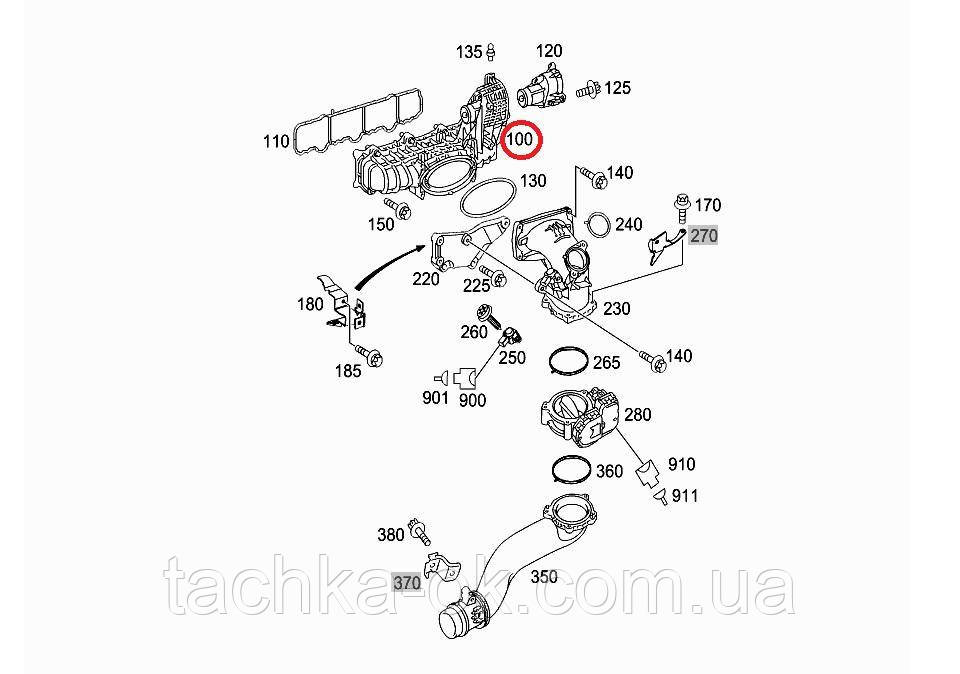 

MERCEDES Коллектор впускной MB Sprinter 2.2CDI OM651