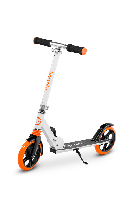 

Самокат Lionelo Luca GRAPHITE white-orange