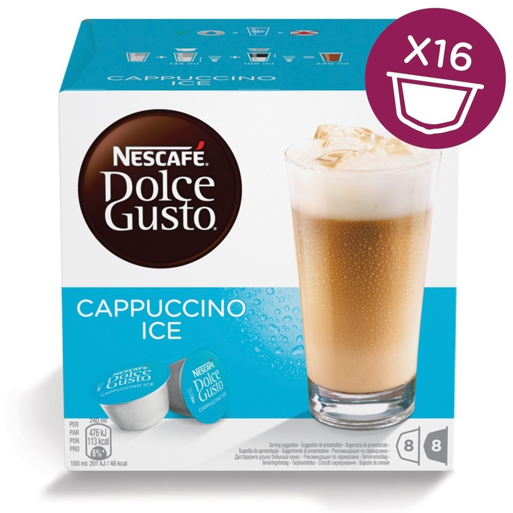 Уценка! Кофе в капсулах NESCAFE Dolce Gusto Cappuccino Ice 16 шт. (НесНет в наличии