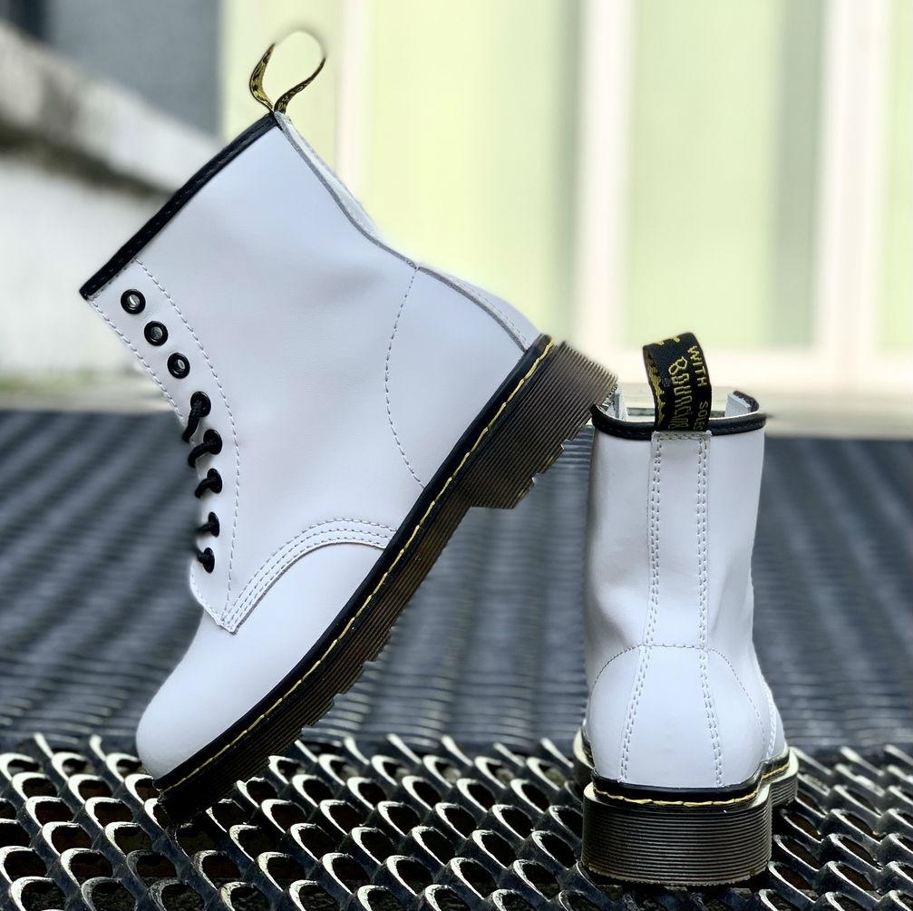 

Dr. Martens 1460 White | берцы женские и мужские; доктор мартенс; белые; осенние/весенние; демисезон 40eur - 25.5cm, Белый