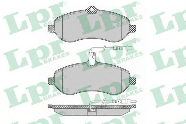 

ТОРМОЗНЫЕ КОЛОДКИ ПЕР. CITROEN JUMPYFIAT SCUDOPEUGEOT EXPERT (С ДАТЧ.) LPR 05P1348 на FIAT SCUDO фургон (272, 270_)