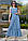 ✔️ Длинное женское летнее платье сарафан с рюшами 44-50 размера голубое, фото 2