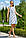 ✔️ Женское летное платье-халат штапельное 42-48 размера белый, фото 3