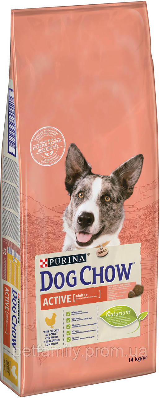 

Dog Chow (Дог Чау) Active 14 кг -корм для активных собак