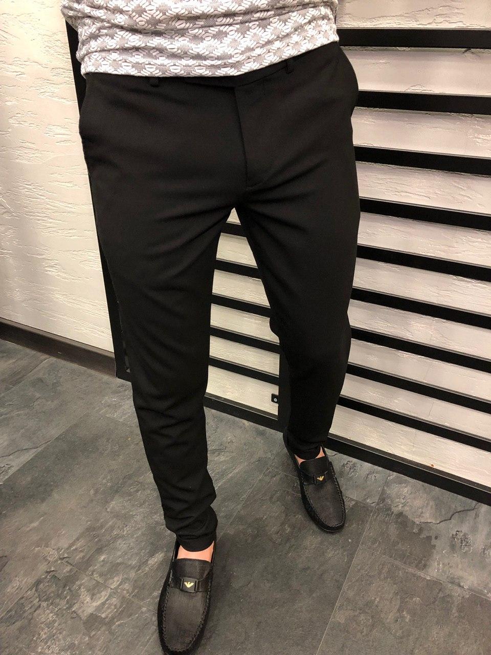 

Мужские брюки классические , чёрное - 2 32