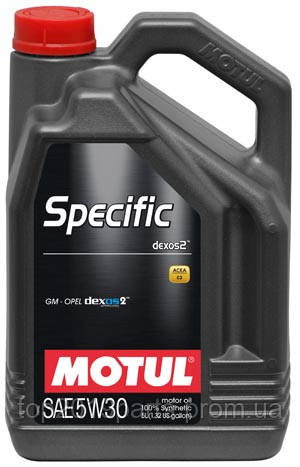 

Масло моторное MOTUL 860051/SPECIFIC DEXOS2 SAE 5W30 (5L)