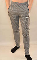 Штани спортивні чоловічі трикотажні під манжет з блискавками на кишенях Fashion Exchange M - XL залишок, фото 3