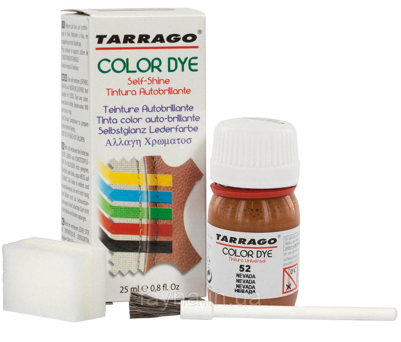 

Краситель для гладкой кожи и текстиля Tarrago Color Dye Невада