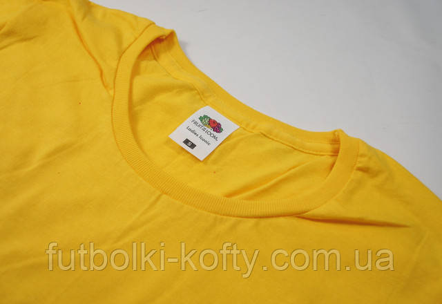 Солнечно-жёлтая женская футболка Iconic