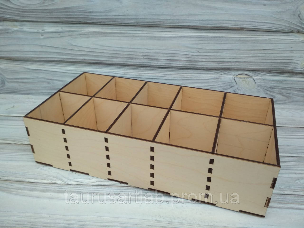 Стильный деревянный органайзер, модуль с ящиками для мелочей, 32*16*8 