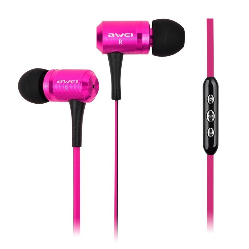 

Наушники AWEI TS130Vi pink