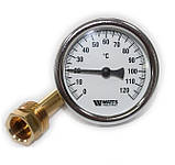Термометр біметалічний з занурювальний гільзою WATTS T63/50, фото 2