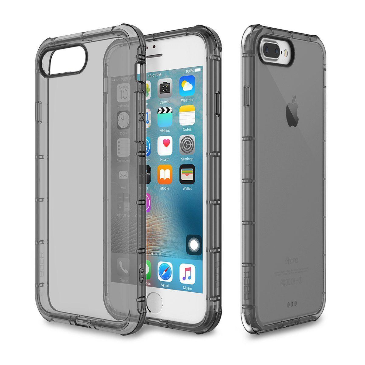 

Чехол-накладка Rock TPU Case Fence series iPhone 7 Plus Transparent/Black #I/S