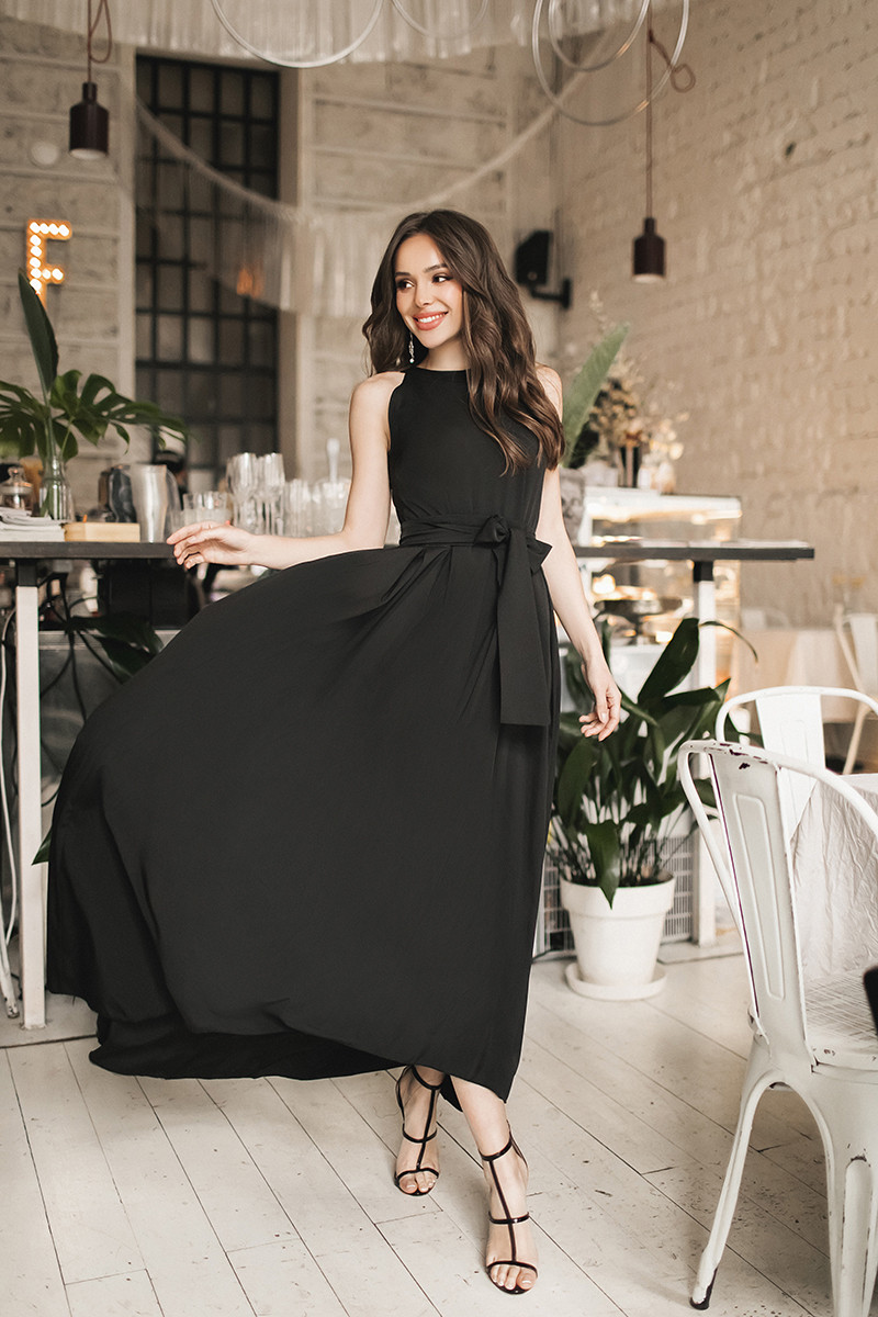 Женское платье(цвет Черный) 1159-4 S,M,L,XL