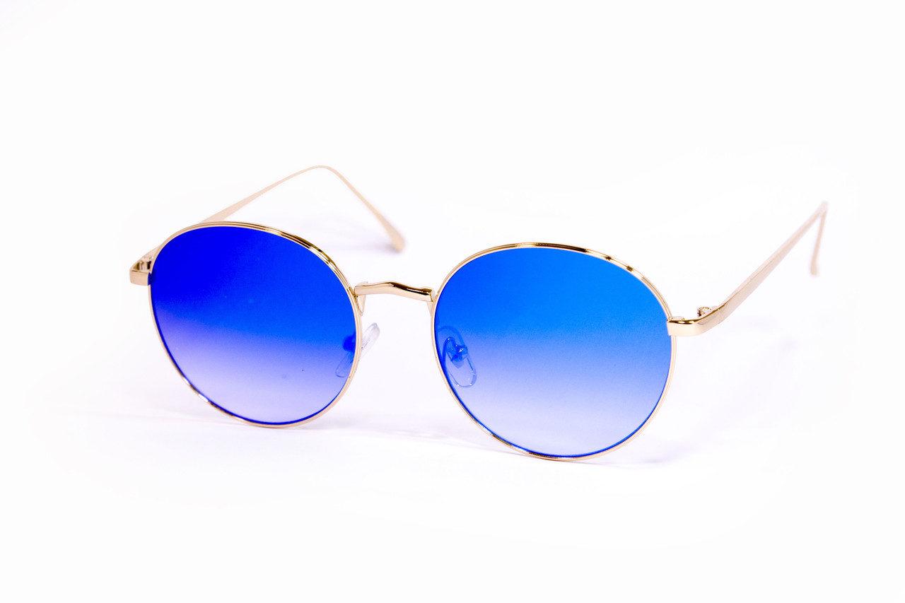 Голубые солнцезащитные очки женские